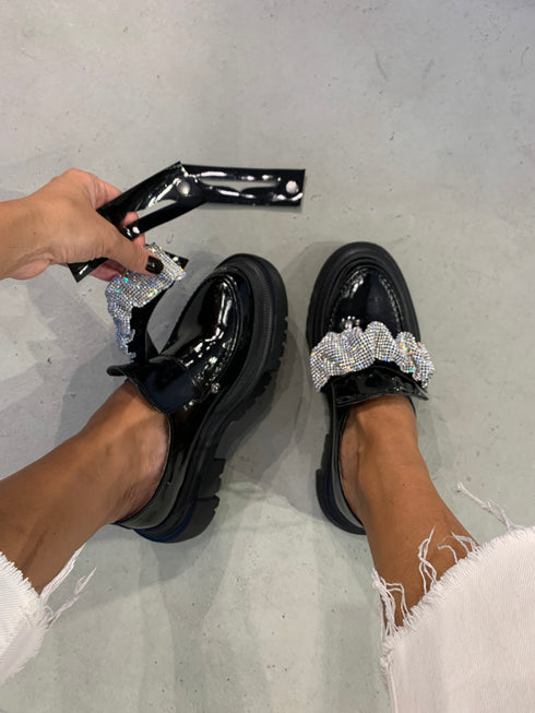 EMILY TAŞ AKSESUARLI LOAFER 🖤